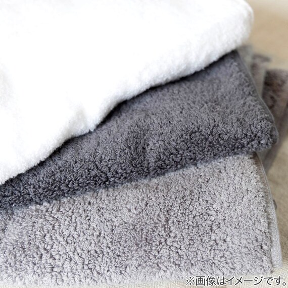 超無撚糸 フェイスタオル(ホワイト) 9枚目画像