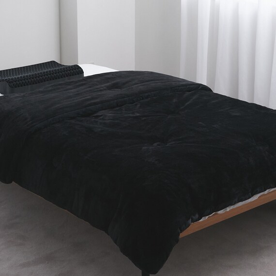 ヒツジのいらないかけ布団 ファイヤーブースト シングル ブラック 1枚目画像