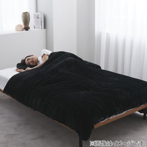 ヒツジのいらないかけ布団 ファイヤーブースト シングル ブラック 2枚目画像