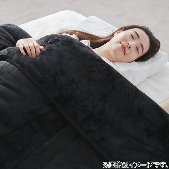 ヒツジのいらないかけ布団 ファイヤーブースト シングル ブラック 3枚目画像