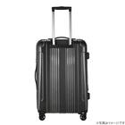 拡張 ジッパータイプ キャリーケース 32-38L (カーボンブラック) 4枚目画像