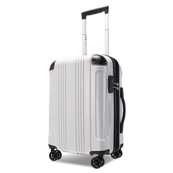 拡張 ジッパータイプ キャリーケース 32-38L (カーボンホワイト) 1枚目画像