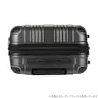 拡張 ジッパータイプ キャリーケース 32-38L (カーボンホワイト) 5枚目画像