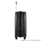 拡張 ジッパータイプ キャリーケース 32-38L (カーボンホワイト) 8枚目画像