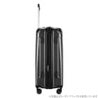 拡張 ジッパータイプ キャリーケース 32-38L (カーボンホワイト) 8枚目画像