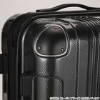 拡張 ジッパータイプ キャリーケース 32-38L (カーボンホワイト) 11枚目画像