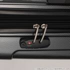 拡張 ジッパータイプ キャリーケース 32-38L (カーボンホワイト) 12枚目画像