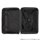 拡張 ジッパータイプ キャリーケース 32-38L (カーボンホワイト) 14枚目画像