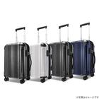 拡張 ジッパータイプ キャリーケース 32-38L (カーボンホワイト) 17枚目画像