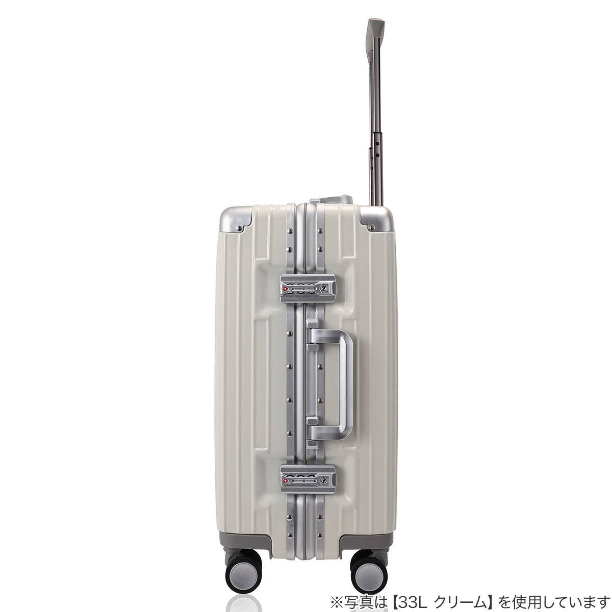 フレームタイプ キャリーケース 60L (シルバー) | ニトリネット【公式