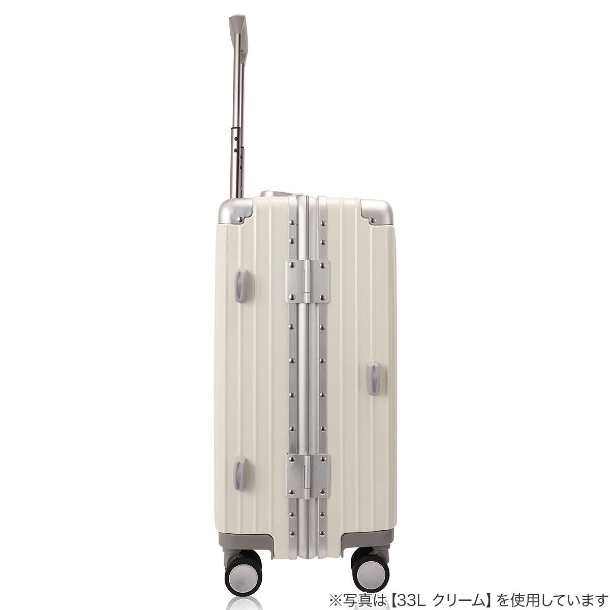 フレームタイプ キャリーケース 60L (シルバー) | ニトリネット【公式