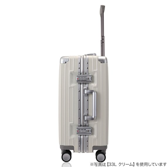 フレームタイプ キャリーケース 60L (クリーム) 2枚目画像