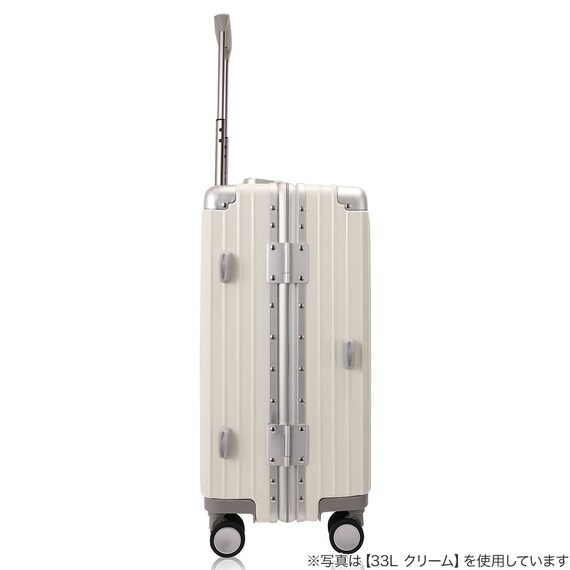 フレームタイプ キャリーケース 60L (クリーム) 4枚目画像