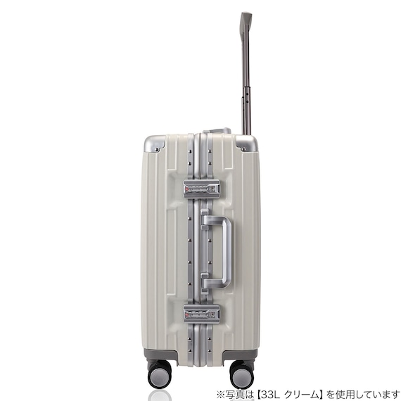 フレームタイプ キャリーケース 90L (クリーム) 2枚目画像