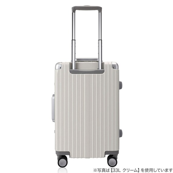 フレームタイプ キャリーケース 90L (クリーム) 3枚目画像