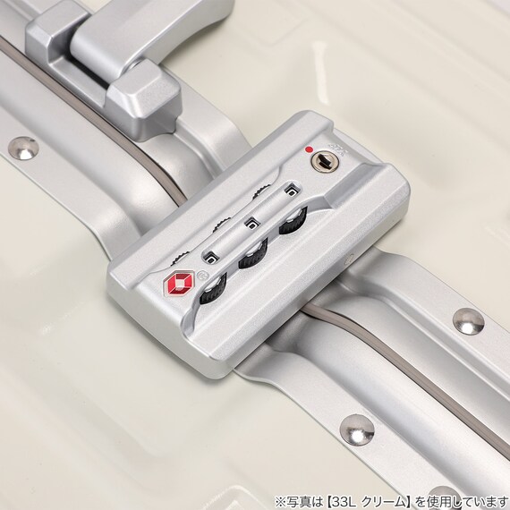 フレームタイプ キャリーケース 90L (クリーム) 7枚目画像