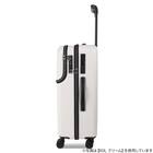 トップオープン ジッパータイプ キャリーケース 38L (クリーム) 2枚目画像