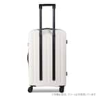 トップオープン ジッパータイプ キャリーケース 38L (クリーム) 3枚目画像