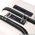 トップオープン ジッパータイプ キャリーケース 38L (クリーム) 8枚目画像