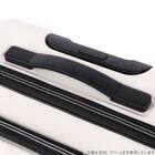 トップオープン ジッパータイプ キャリーケース 38L (クリーム) 10枚目画像