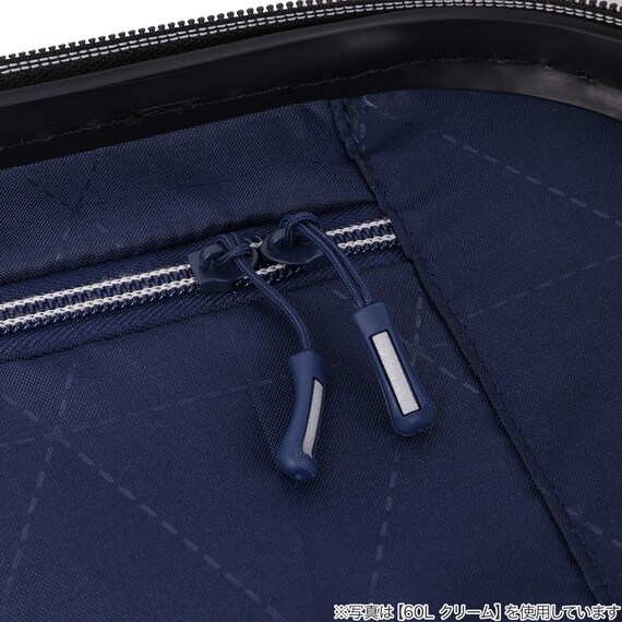 トップオープン ジッパータイプ キャリーケース 38L (クリーム) 14枚目画像