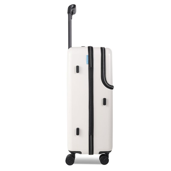 トップオープン ジッパータイプ キャリーケース 60L (クリーム) 4枚目画像