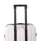 トップオープン ジッパータイプ キャリーケース 60L (クリーム) 5枚目画像