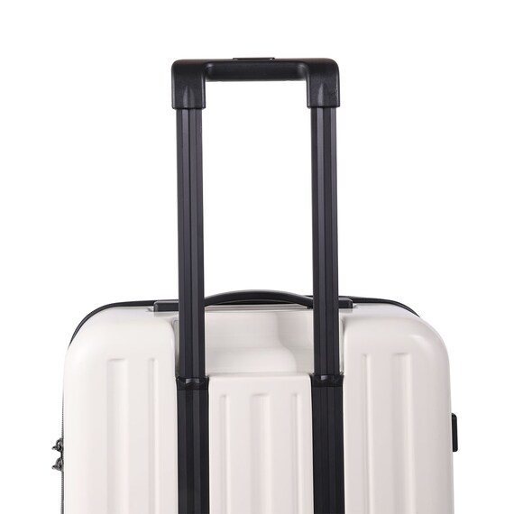 トップオープン ジッパータイプ キャリーケース 60L (クリーム) 5枚目画像