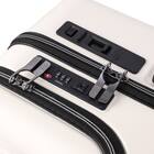 トップオープン ジッパータイプ キャリーケース 60L (クリーム) 8枚目画像