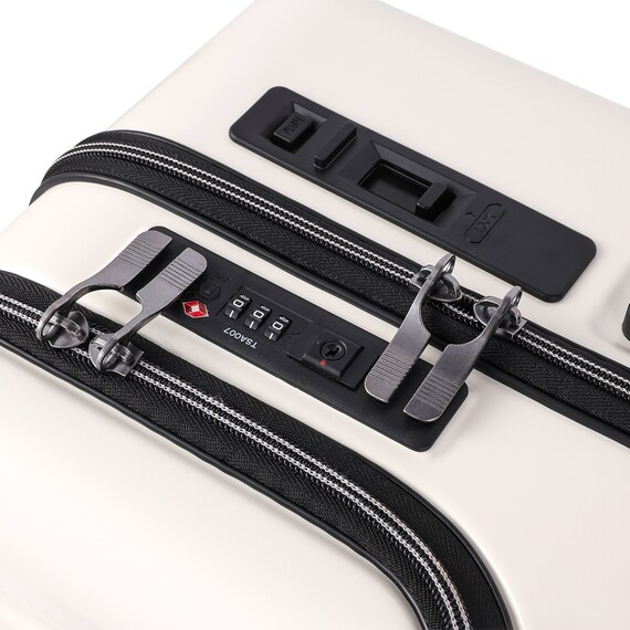 トップオープン ジッパータイプ キャリーケース 60L (クリーム) 8枚目画像