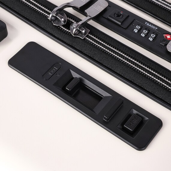 トップオープン ジッパータイプ キャリーケース 60L (クリーム) 9枚目画像