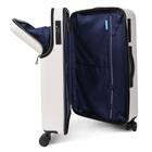 トップオープン ジッパータイプ キャリーケース 60L (クリーム) 19枚目画像