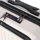 フロントオープン ジッパータイプ キャリーケース 38L (クリーム) 7枚目画像