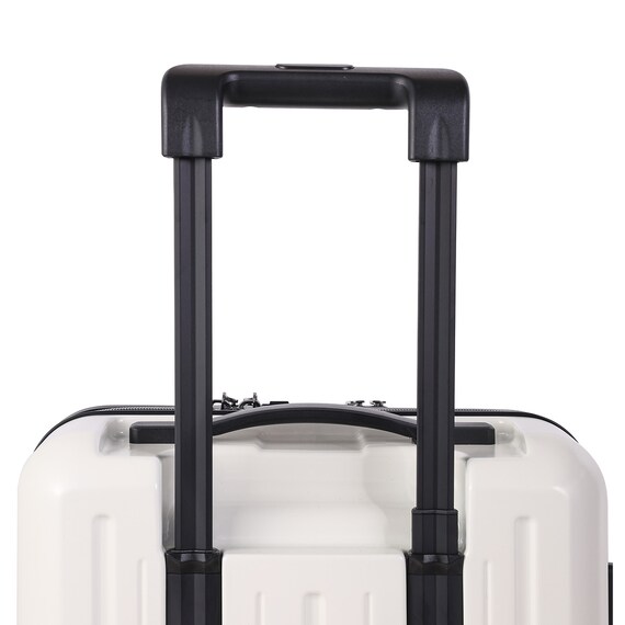 フロントオープン ジッパータイプ キャリーケース 38L (クリーム) 10枚目画像