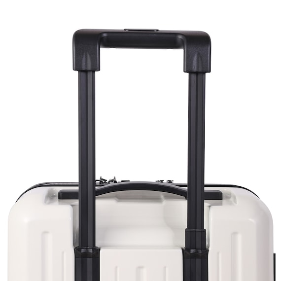 フロントオープン ジッパータイプ キャリーケース 38L (クリーム) 10枚目画像