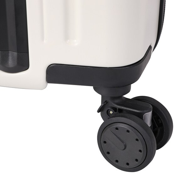 フロントオープン ジッパータイプ キャリーケース 38L (クリーム) 11枚目画像