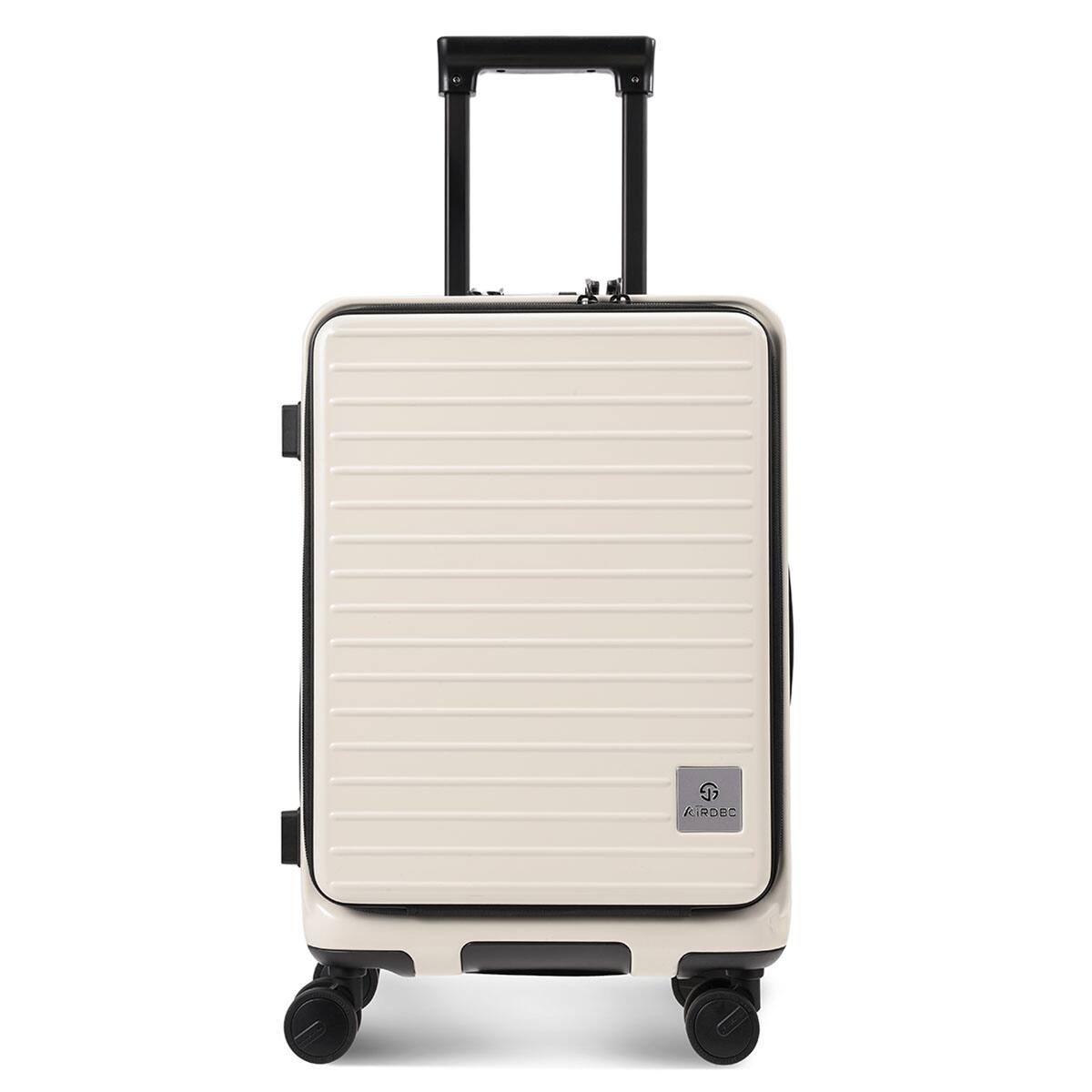 フロントオープン ジッパータイプ キャリーケース 40L (クリーム