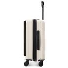 フロントオープン ジッパータイプ キャリーケース 40L (クリーム) 4枚目画像