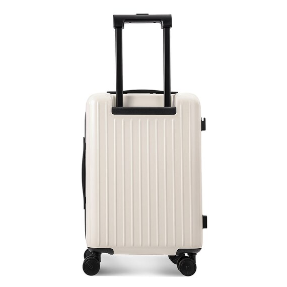 フロントオープン ジッパータイプ キャリーケース 40L (クリーム) 5枚目画像