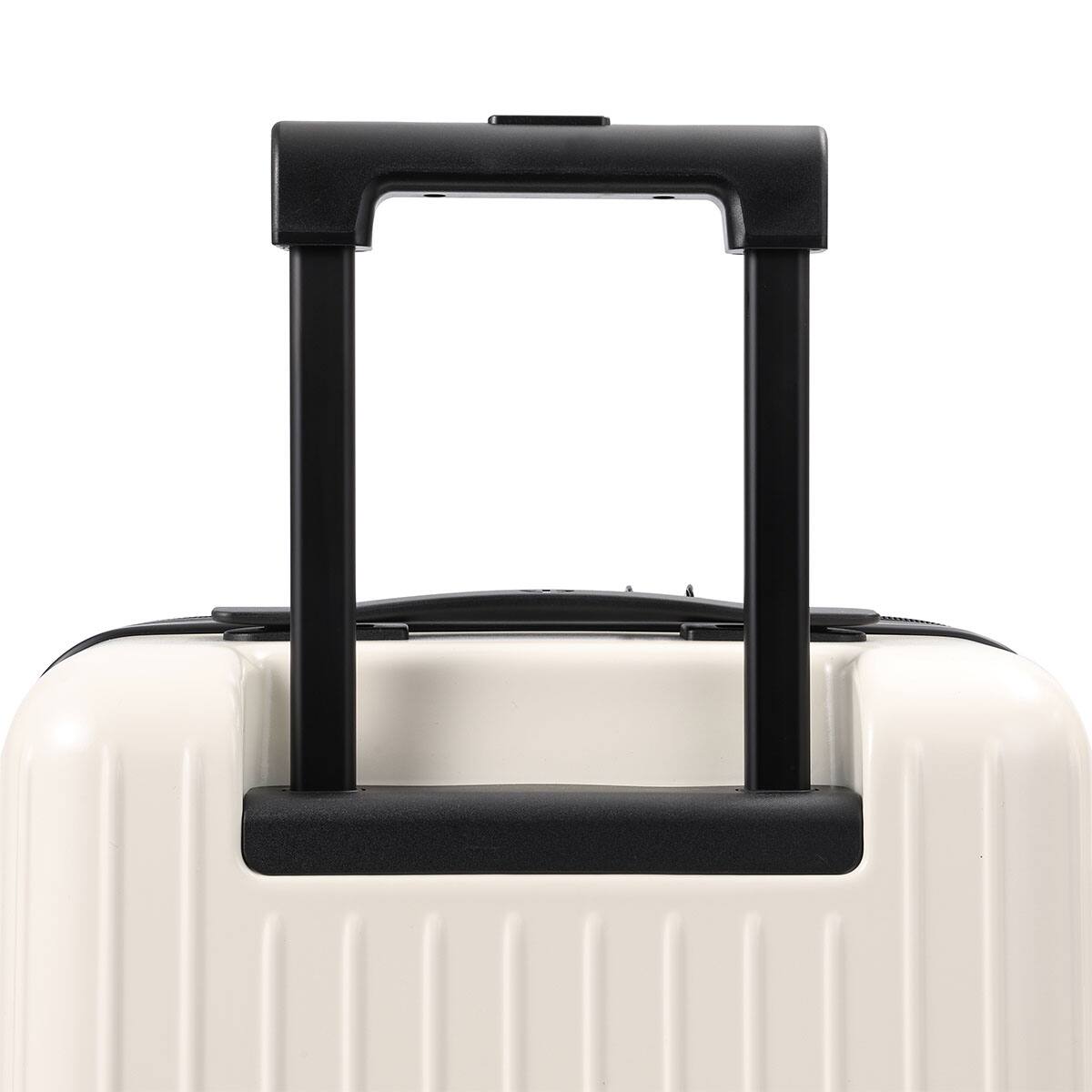 フロントオープン ジッパータイプ キャリーケース 40L (クリーム