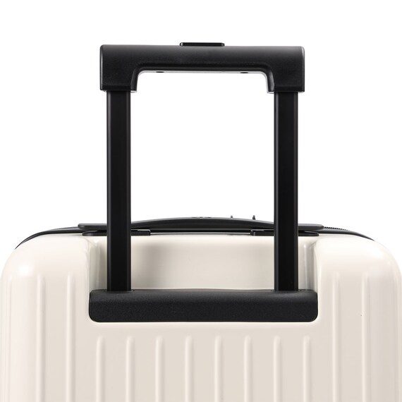 フロントオープン ジッパータイプ キャリーケース 40L (クリーム) 7枚目画像