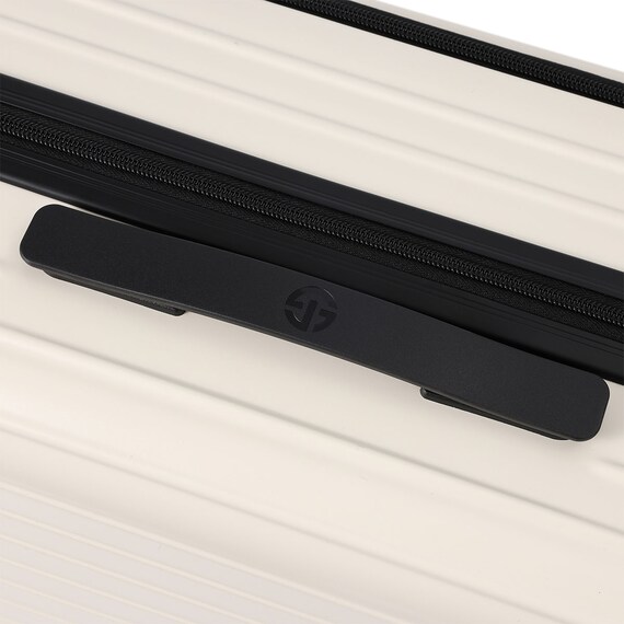 フロントオープン ジッパータイプ キャリーケース 40L (クリーム) 10枚目画像