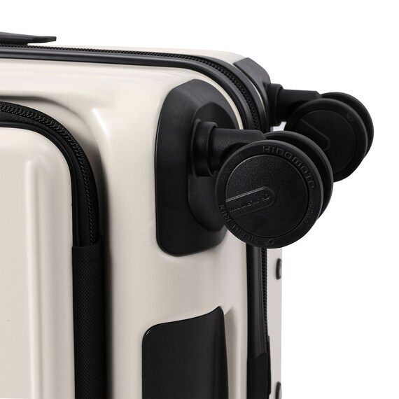 フロントオープン ジッパータイプ キャリーケース 40L (クリーム) 11枚目画像