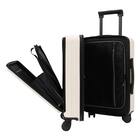 フロントオープン ジッパータイプ キャリーケース 40L (クリーム) 12枚目画像