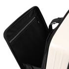 フロントオープン ジッパータイプ キャリーケース 40L (クリーム) 14枚目画像