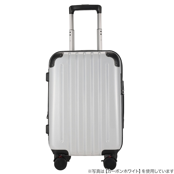 拡張 ジッパータイプ キャリーケース 88-100L (ガンメタブラッシュ) 3枚目画像