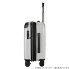 拡張 ジッパータイプ キャリーケース 88-100L (ガンメタブラッシュ) 4枚目画像