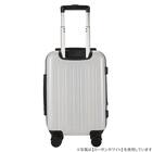 拡張 ジッパータイプ キャリーケース 88-100L (ガンメタブラッシュ) 5枚目画像