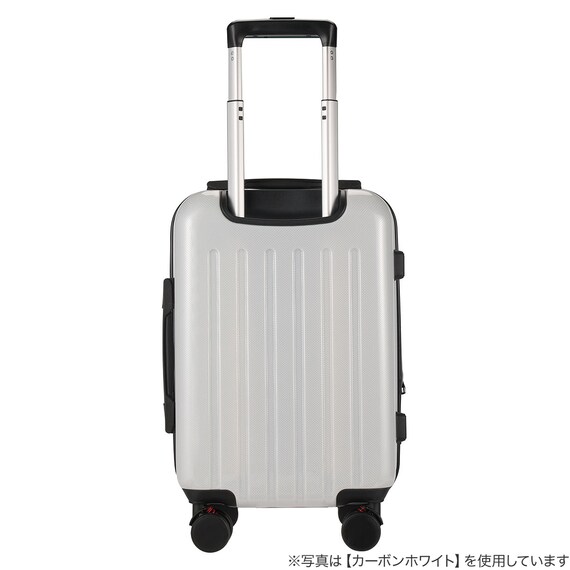 拡張 ジッパータイプ キャリーケース 88-100L (ガンメタブラッシュ) 5枚目画像