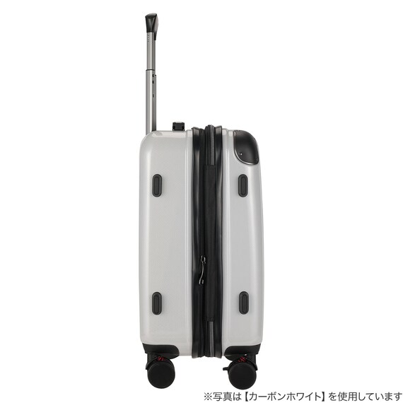 拡張 ジッパータイプ キャリーケース 88-100L (ガンメタブラッシュ) 6枚目画像